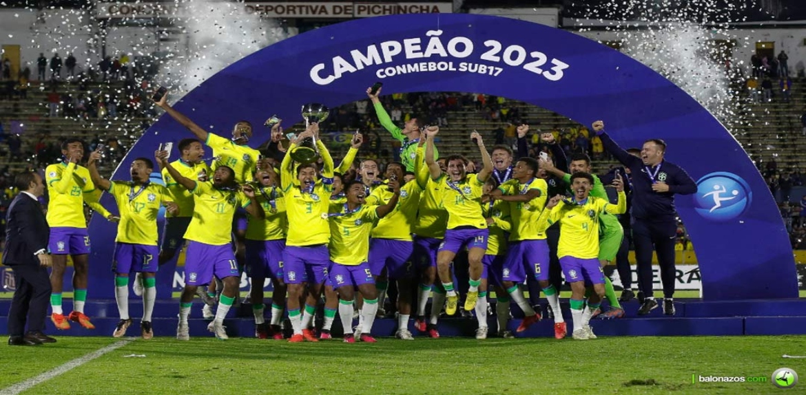 Brasil nuevamente Campeón Sudamericano Sub-17 con el empate de Ecuador y Venezuela