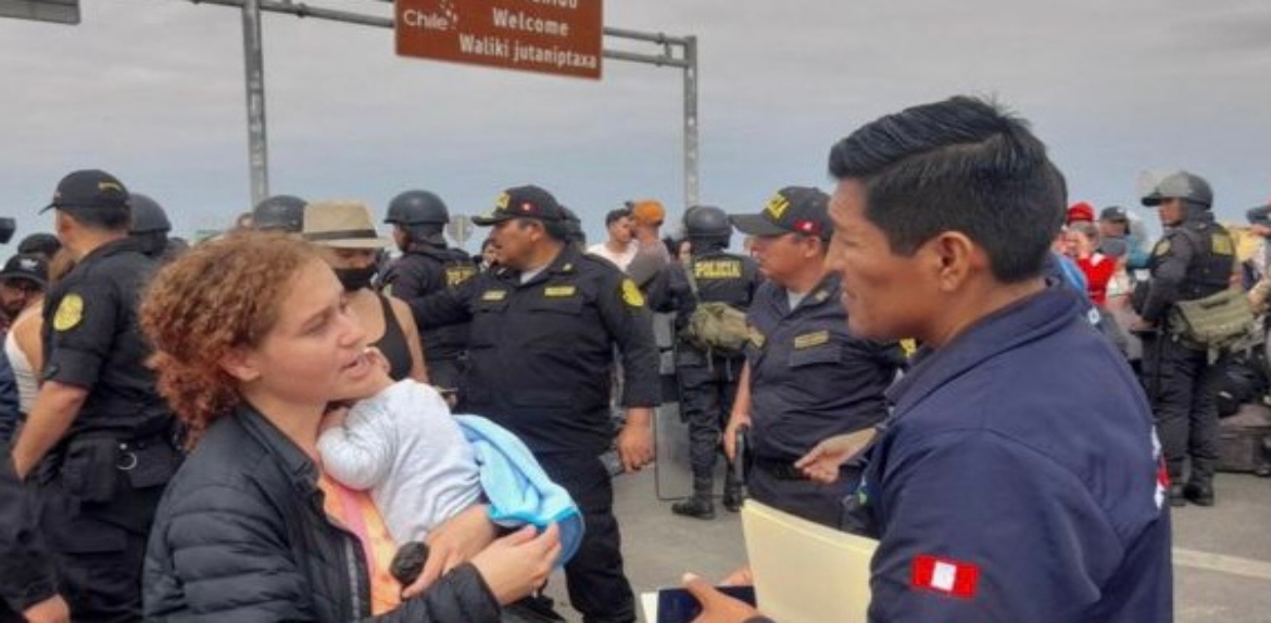 Venezuela pide respeto de los derechos de migrantes varados entre Perú y Chile