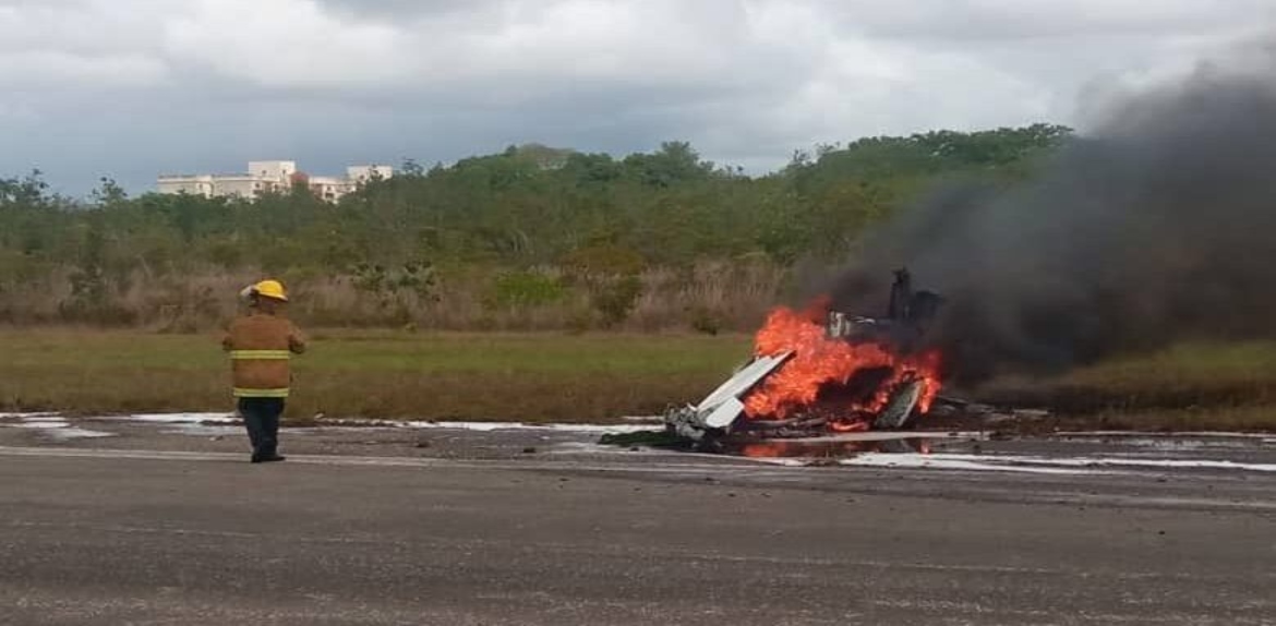Maturín: Dos fallecidos tras caída de avioneta en práctica de vuelo