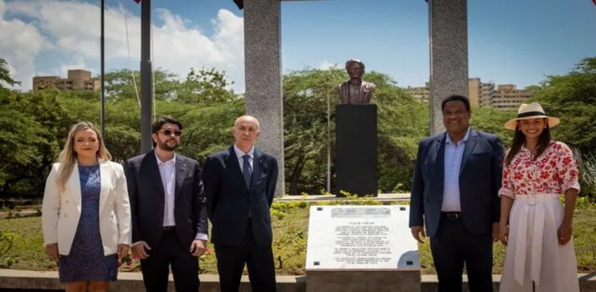 Vereda del Lago cuenta con la nueva ‘Plaza Italia’ en honor a Américo Vespucio