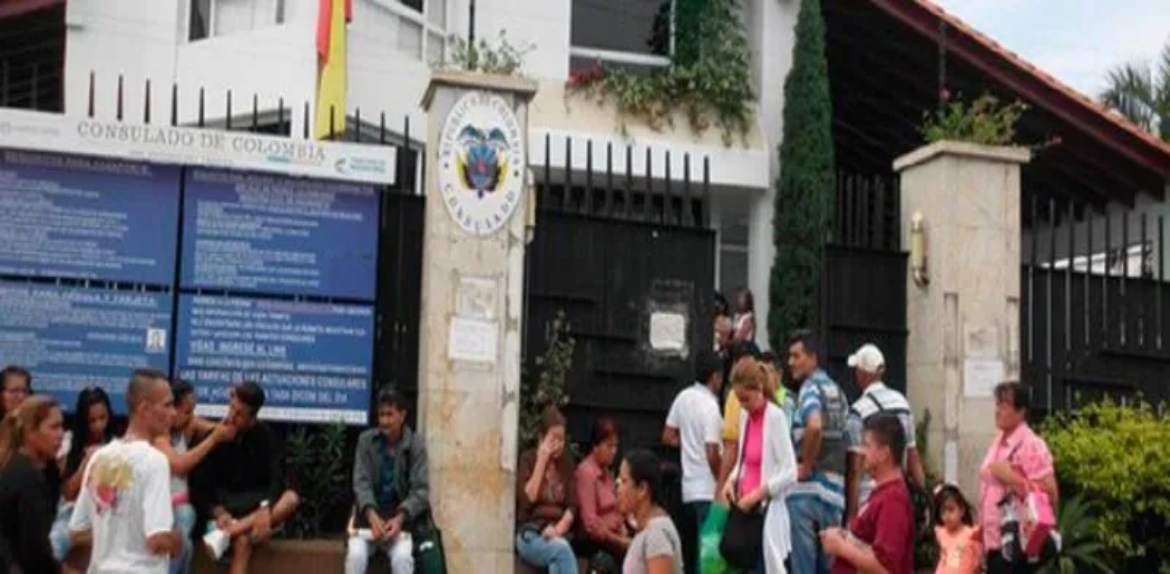 El Consulado de Colombia en San Antonio del Táchira reabrió esta semana sus puertas