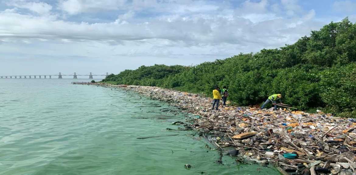 22 toneladas de desechos recolectó Alcaldía de Maracaibo en las Riberas del Lago en Cristo de Aranza