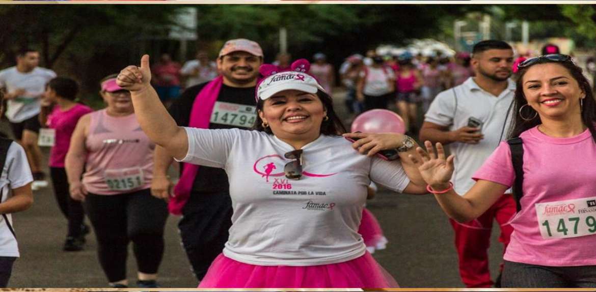 Maracaibo se tiñe de rosa por la XXIII Caminata por la vida
