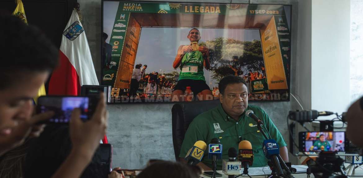 Rafael Ramírez Colina anuncia la Media Maratón edición 2024 por los 495 de la fundación de Maracaibo