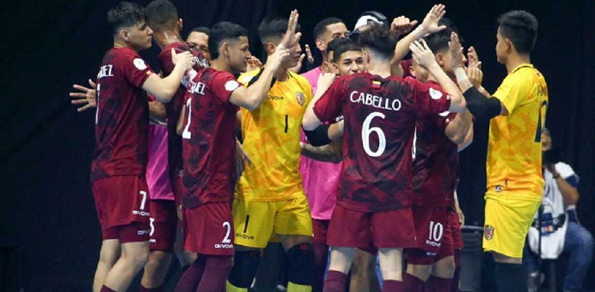 La Vinotinto golea a Ecuador y domina el Sudamericano de Futsal Sub-20
