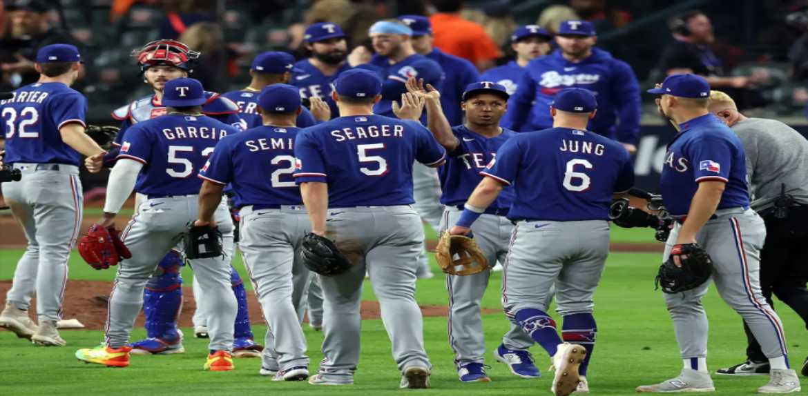 Rangers de Texas blanqueó a Houston en inicio de la serie