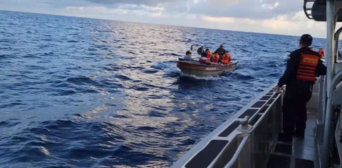 Nueve migrantes venezolanos fueron interceptados al sur de la isla de San Andrés
