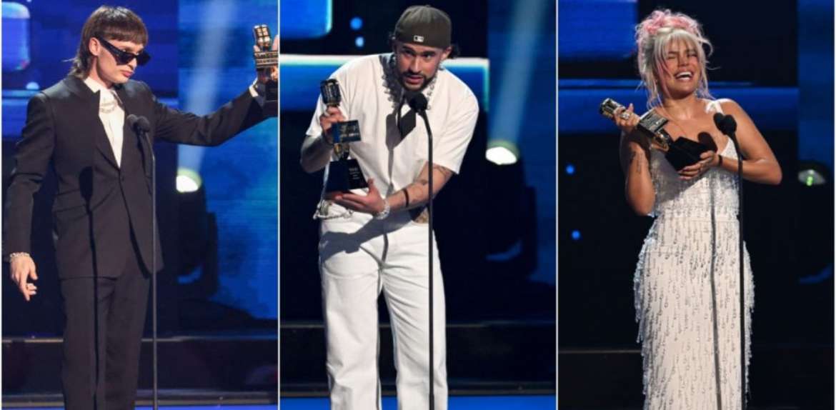 Peso Pluma, Bad Bunny y Karol G arrasan en los Premios Billboard Latin