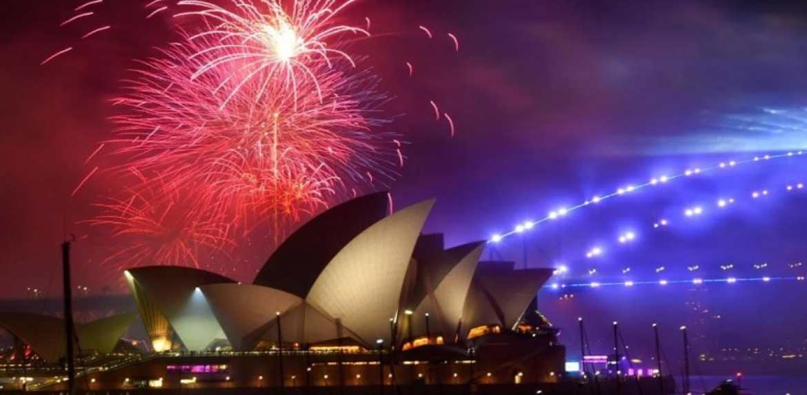 En Australia ya celebran la llegada del 2024