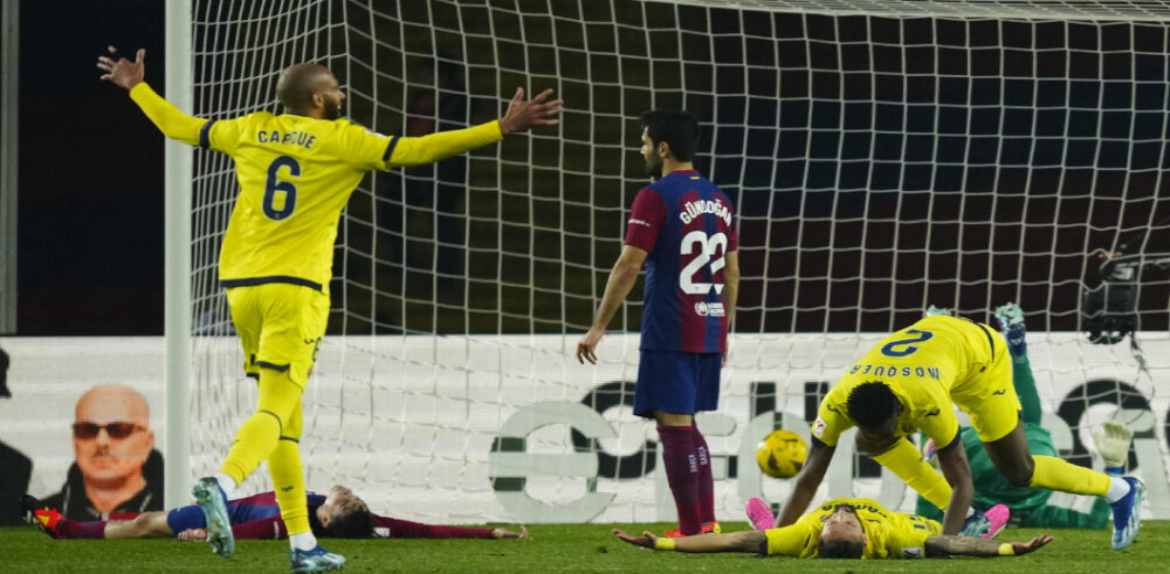 Barcelona no pudo vencer en casa al Villarreal y perjudica sus aspiraciones a LaLiga