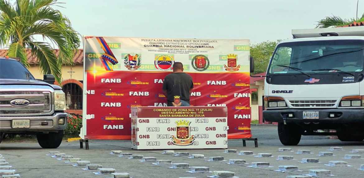 GNB incauta 95,700 kilos de cocaína en municipio Colón