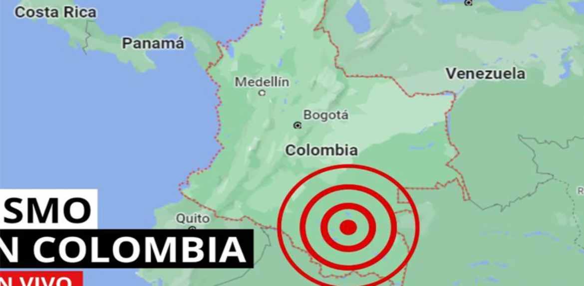 Fuerte temblor de 5,6 sacude al centro y sur de Colombia