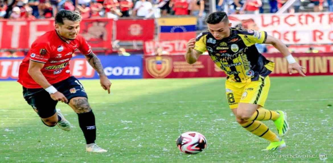 Deportivo Táchira iguala por 0-0 ante Caracas FC por el clásico de la Liga FutVe 2024