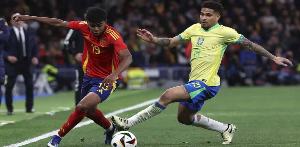 España y Brasil firman un espectacular empate en Madrid