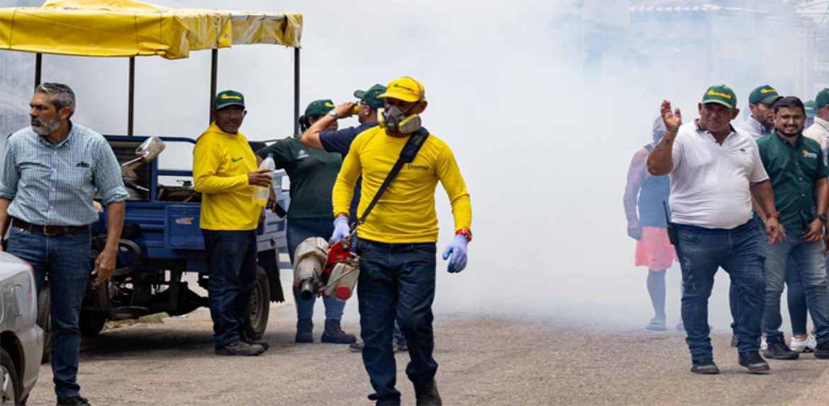 Plan de Fumigación de la Alcaldía de Maracaibo llega en Santa Lucía a su jornada número 50