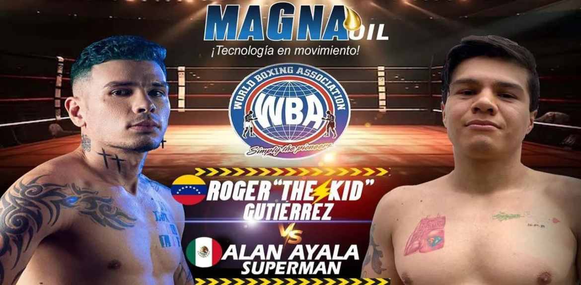 Roger Gutiérrez contra Alan Ayala en Maracaibo