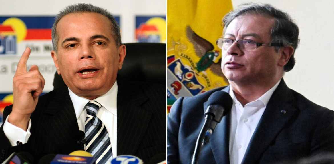 Presidente Petro se reunió con el candidato presidencial Manuel Rosales, durante su visita a Caracas