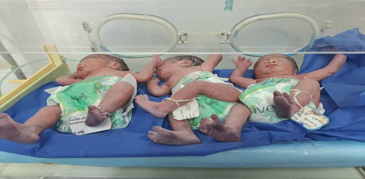 Nacieron trillizos en la Maternidad Castillo Plaza de Maracaibo