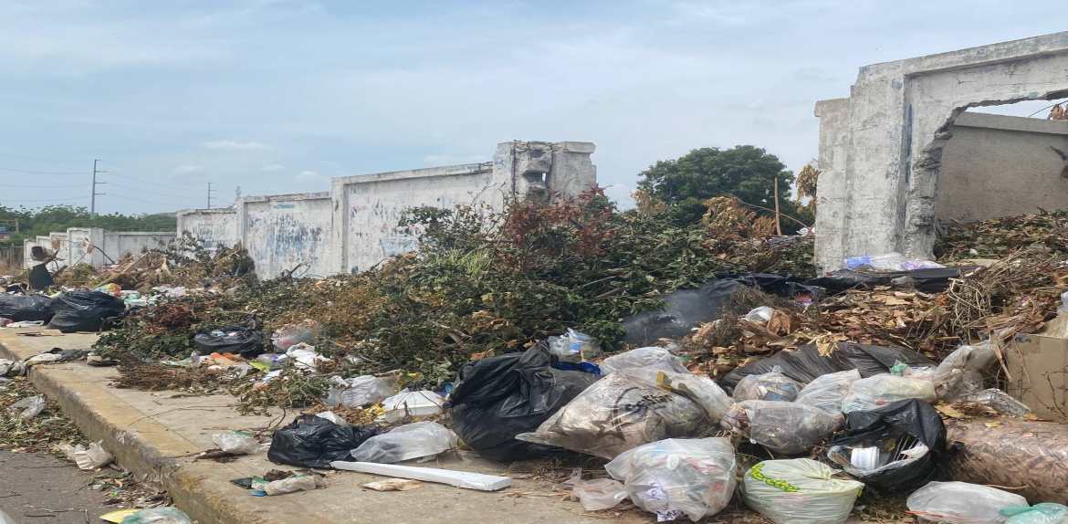 Basura, huecos y aguas negras hacen intransitable la Avenida Primero de Mayo