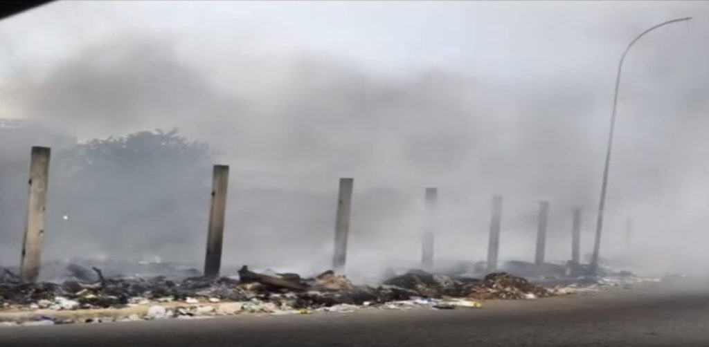 Reportan quema de basura en terreno cerca del General del Sur - Notizulia