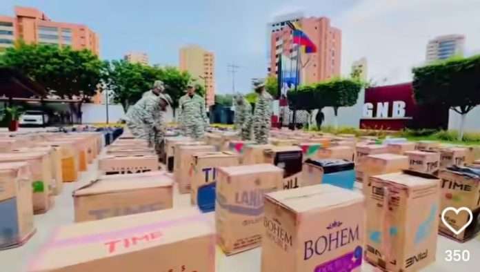 GNB Incauta 295 mil cajetillas de cigarro en el mercado Las Pulgas