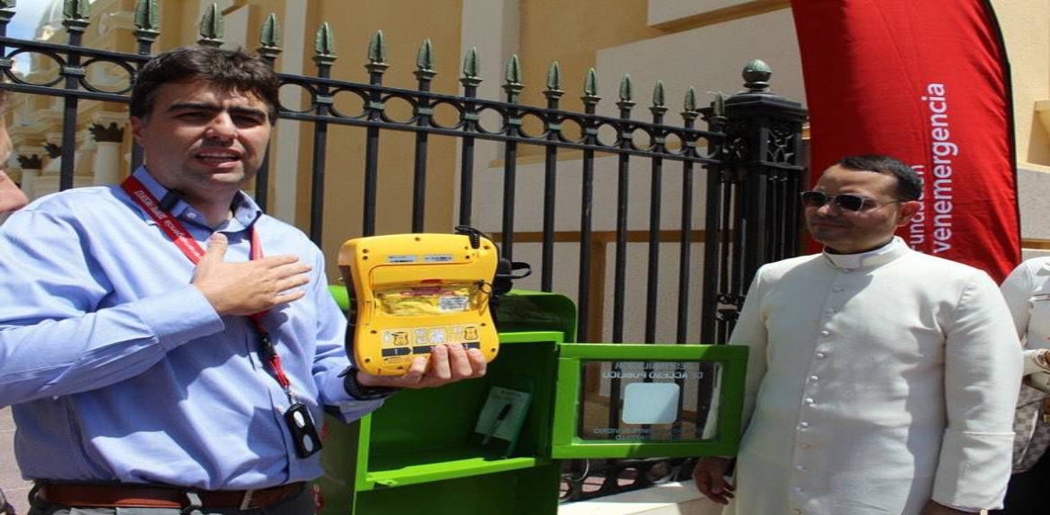 La Basílica de Nuestra Señora del Rosario de Chiquinquirá celebra la instalación de un DEA