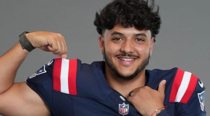 El venezolano Andy Borregales pasa el corte y jugará con Pats la temporada 2025 de NFL