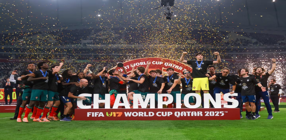 Portugal es campeón del Mundial de la FIFA Sub-17 Qatar 2025 tras derrotar a Austria por la mínima