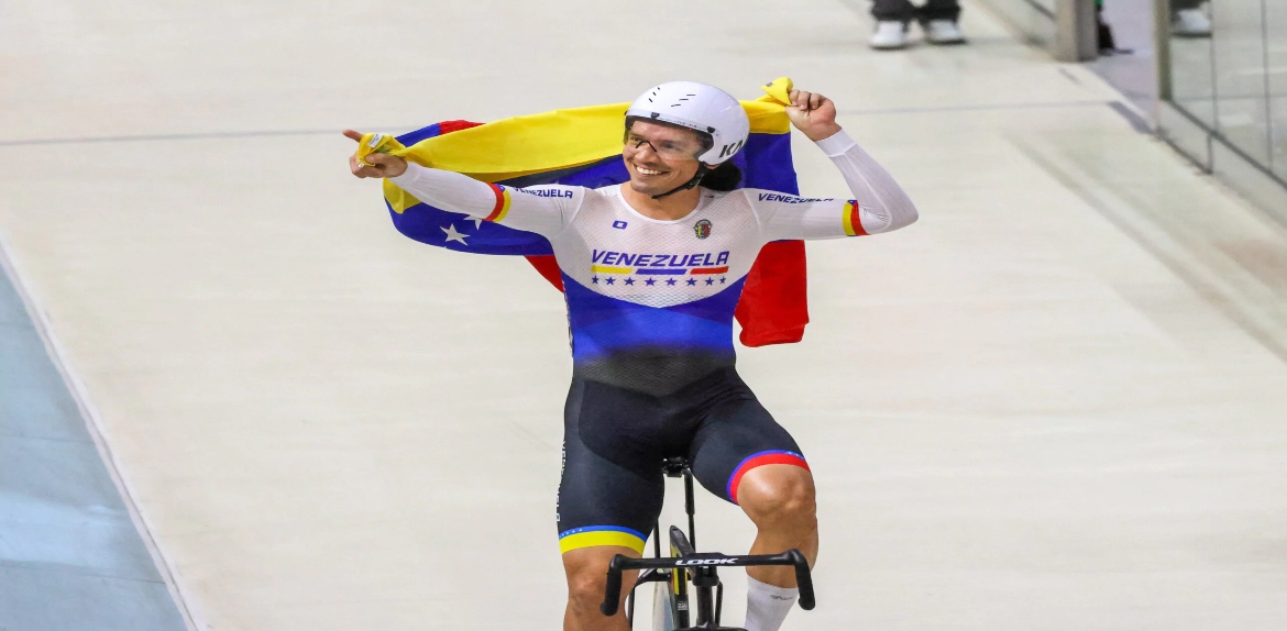 El venezolano Clever Martínez lidera ranking mundial del ciclismo de pista