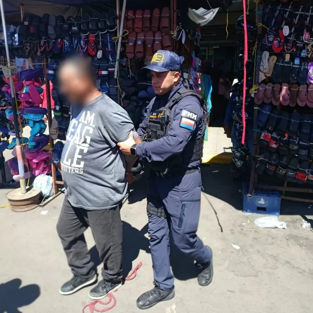 Sorprenden a hombre señalado por hurtos en comercios de 5 de Julio