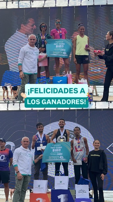 Whinton Palma y Bélgica Duque ganaron la carrera 10K en Maracaibo