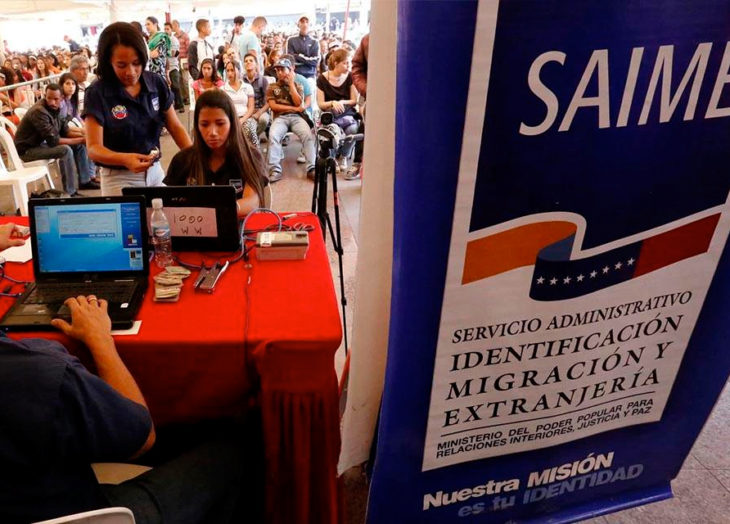 Saime suspende actividades por el asueto de Semana Santa