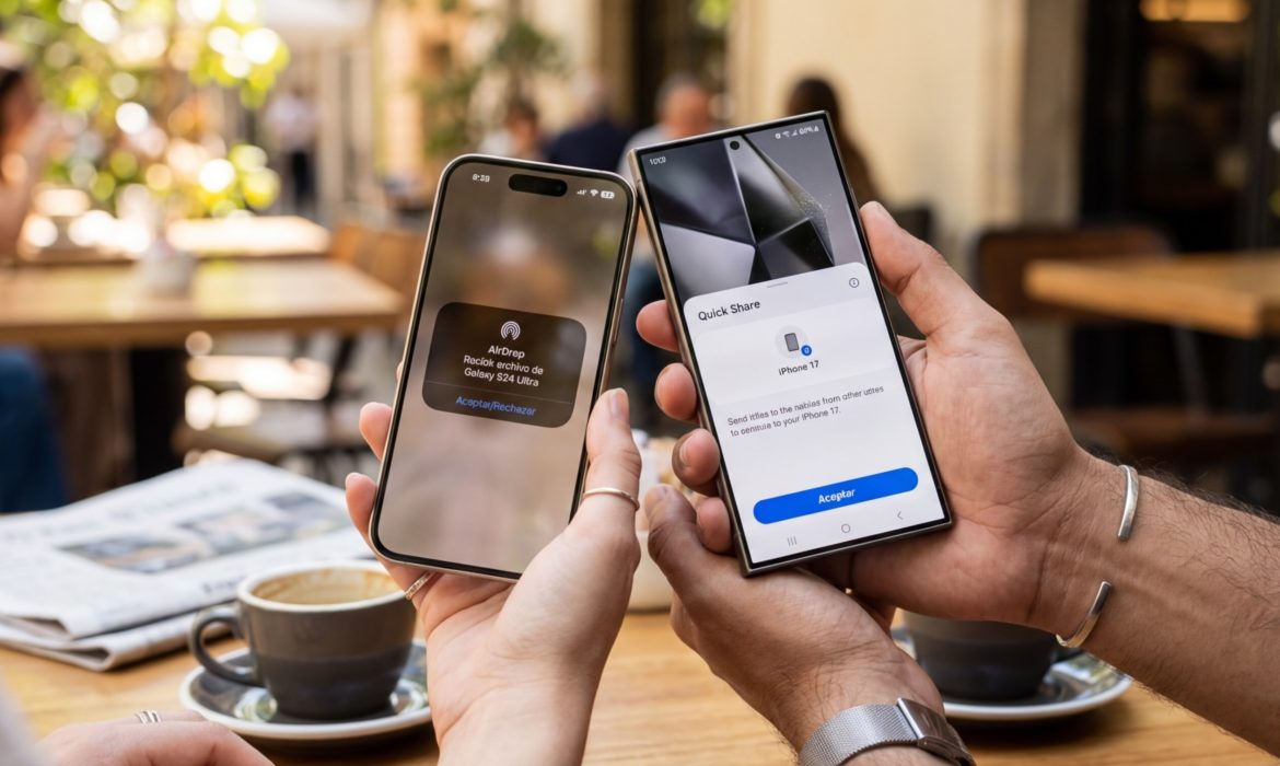 Samsung y Apple rompen barreras: Los Galaxy permitirán el envío de archivos vía AirDrop