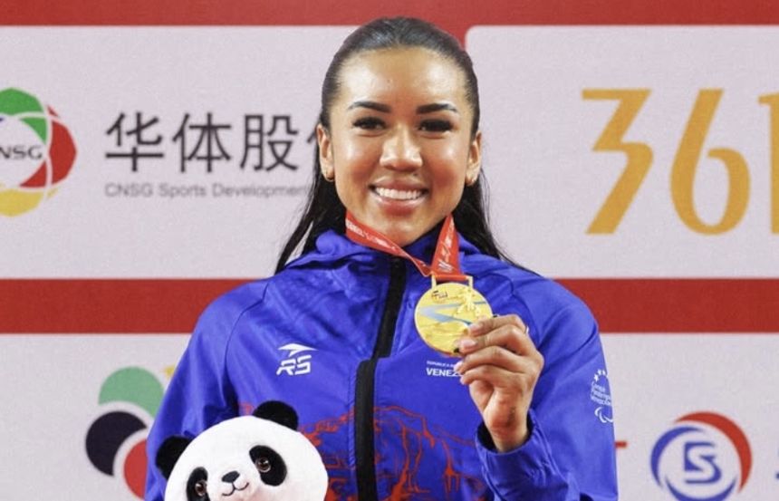 Venezolana Yorgelis Salazar se cuelga el oro en la Premier League de Karate en China