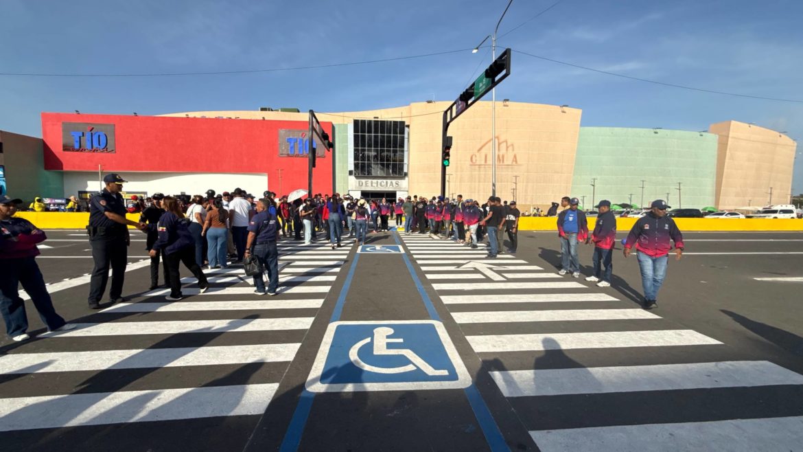 Se inaugura paso peatonal entre Cima y Gran Bazar promoviendo seguridad y conciencia ciudadana