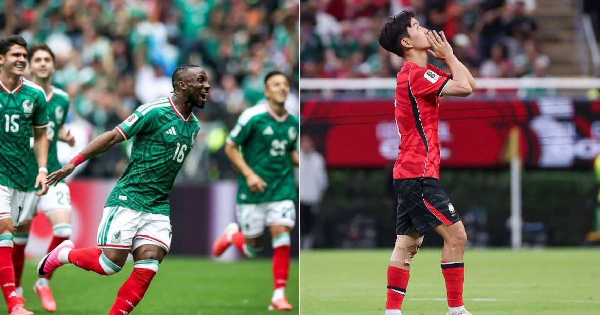 México y Corea del Sur golpean primero en el Grupo A