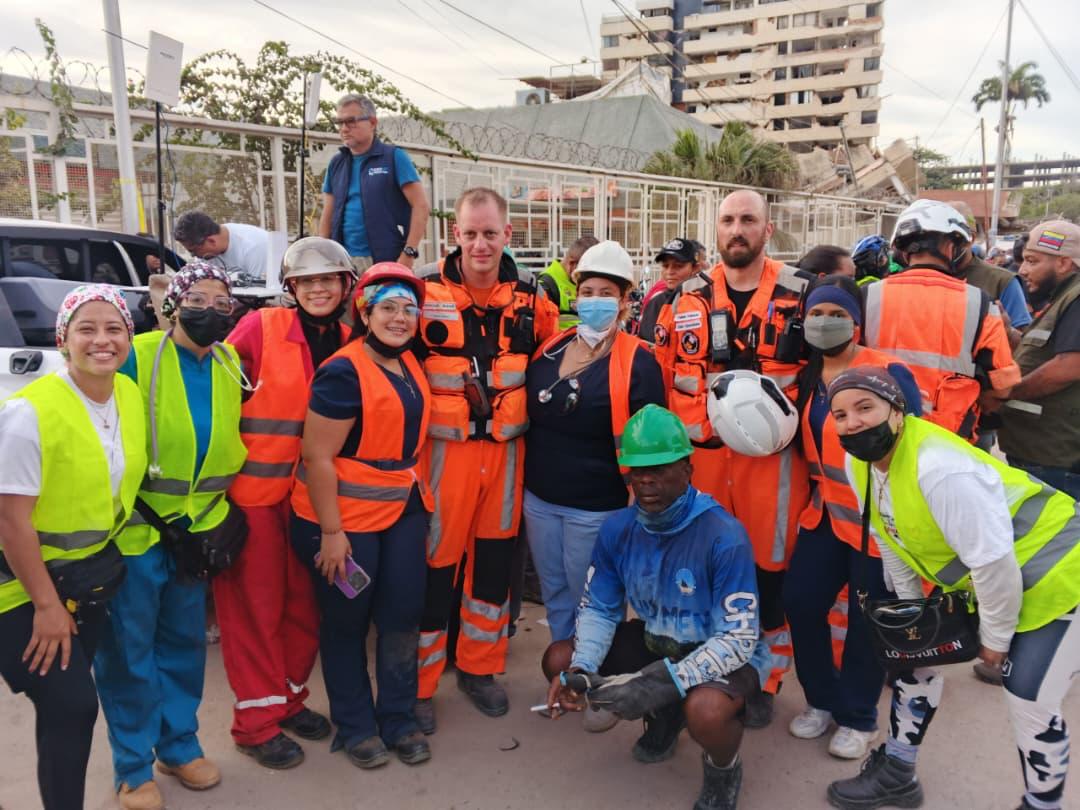 Jóvenes cabimenses acudieron a prestar apoyo en las zonas afectadas por los terremotos