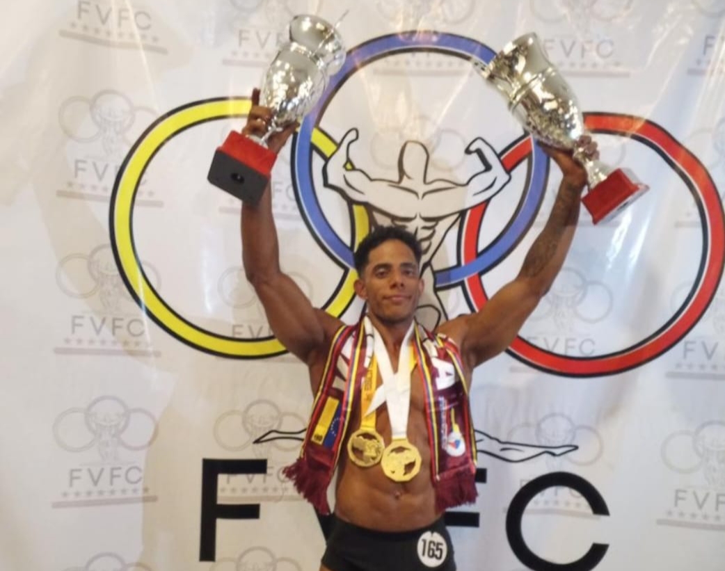 Citojense Isaac González conquista cuatro títulos nacionales y hace historia en el fisicoculturismo venezolano