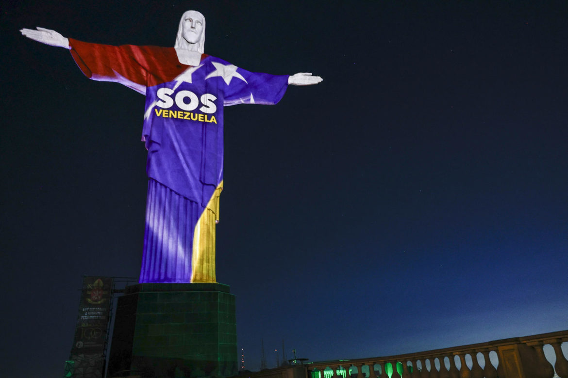 Río de Janeiro ilumina el Cristo Redentor en solidaridad con Venezuela tras los terremotos