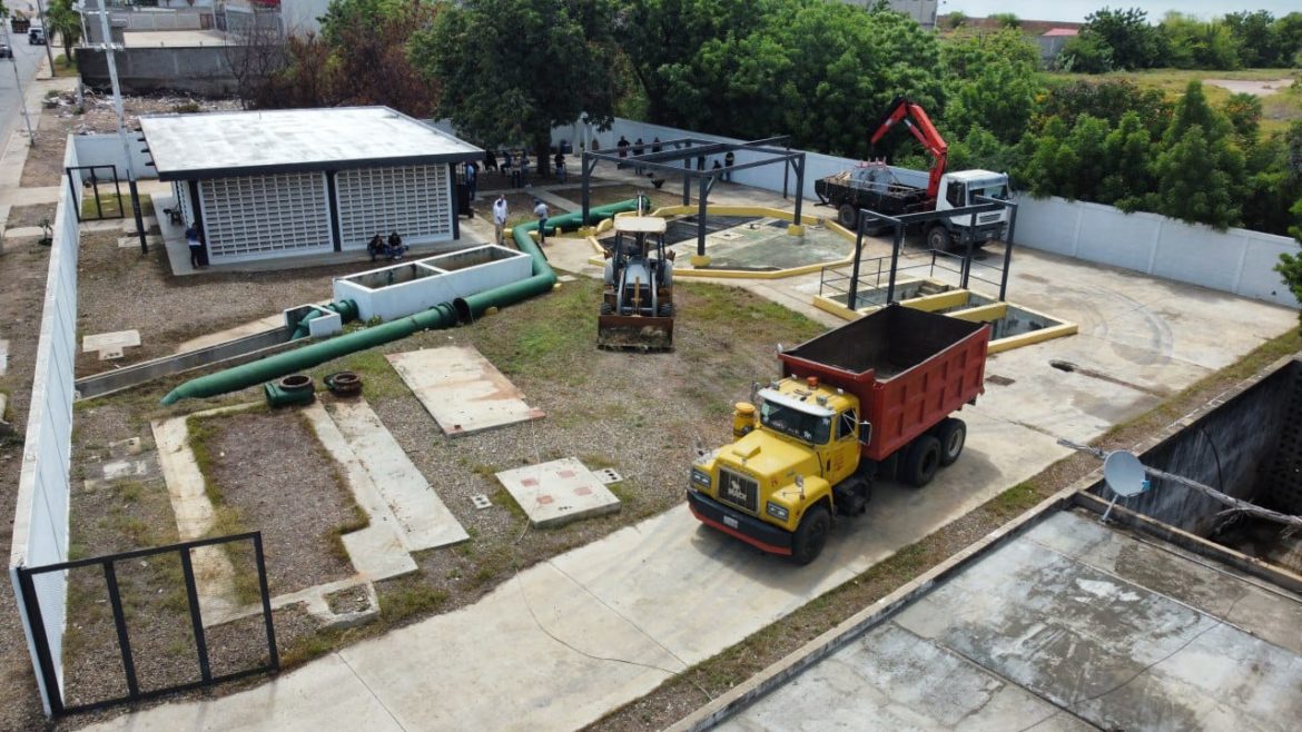 Gobierno nacional trabaja en la rehabilitación del sistema de aguas servidas en el Zulia