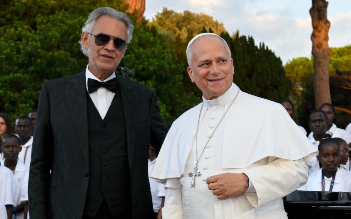 León XIV y Andrea Bocelli, unidos en un histórico «Cántico de paz»