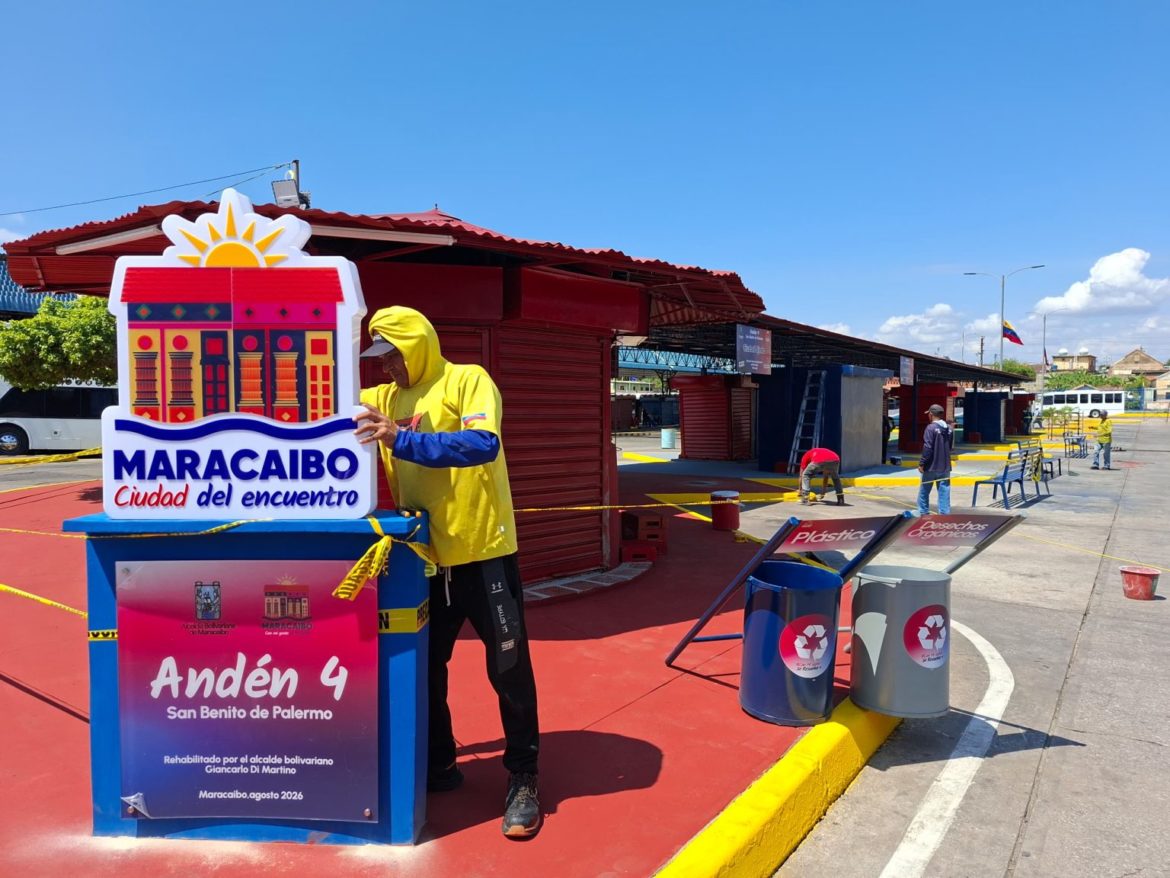 Terminal de pasajeros sigue modernización al rehabilitar más andenes