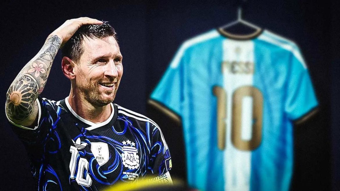 Messi se despidirá de Argentina con una camiseta especial
