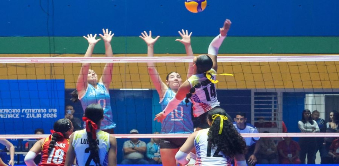 Venezuela perdió 1-3 ante Perú en el Sudamericano Femenino de Voleibol U19